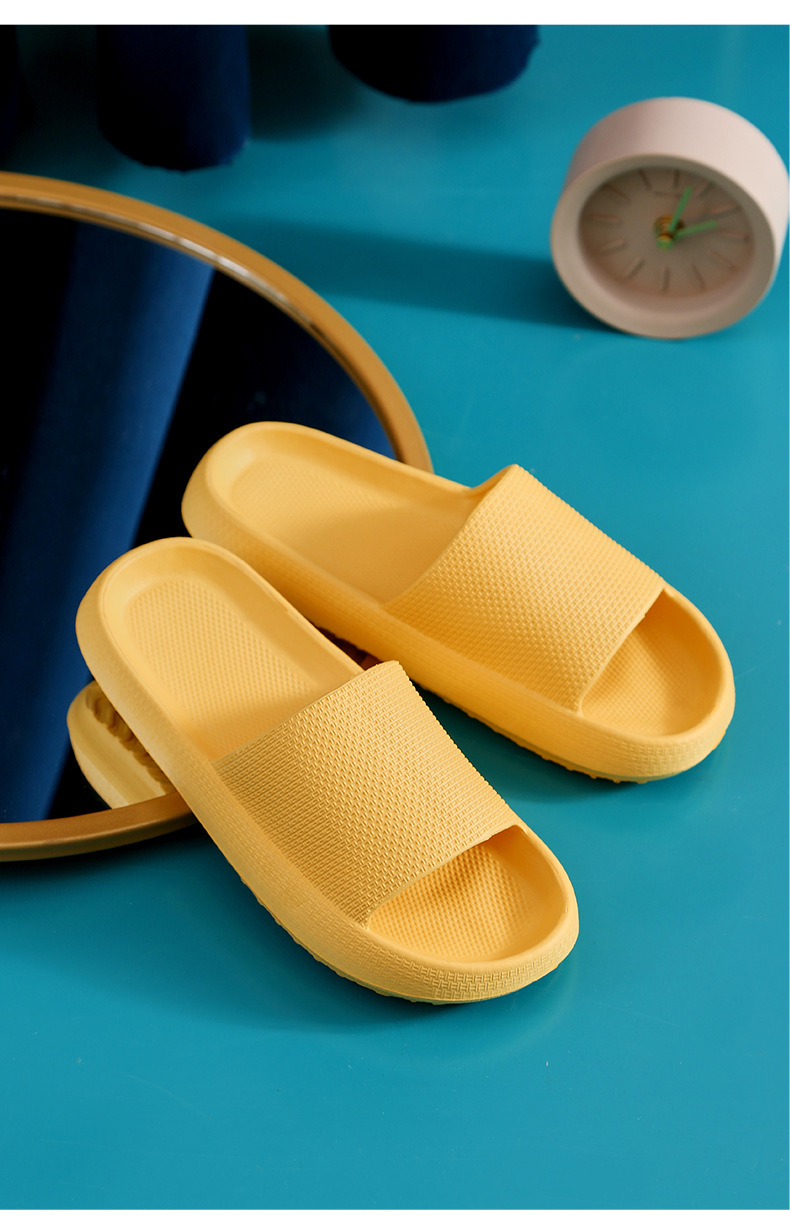 Dual-purpose couple sandals Non-slip soft-bottom beach flip-flops