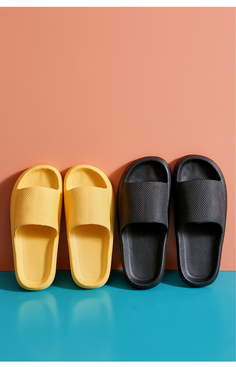 Dual-purpose couple sandals Non-slip soft-bottom beach flip-flops