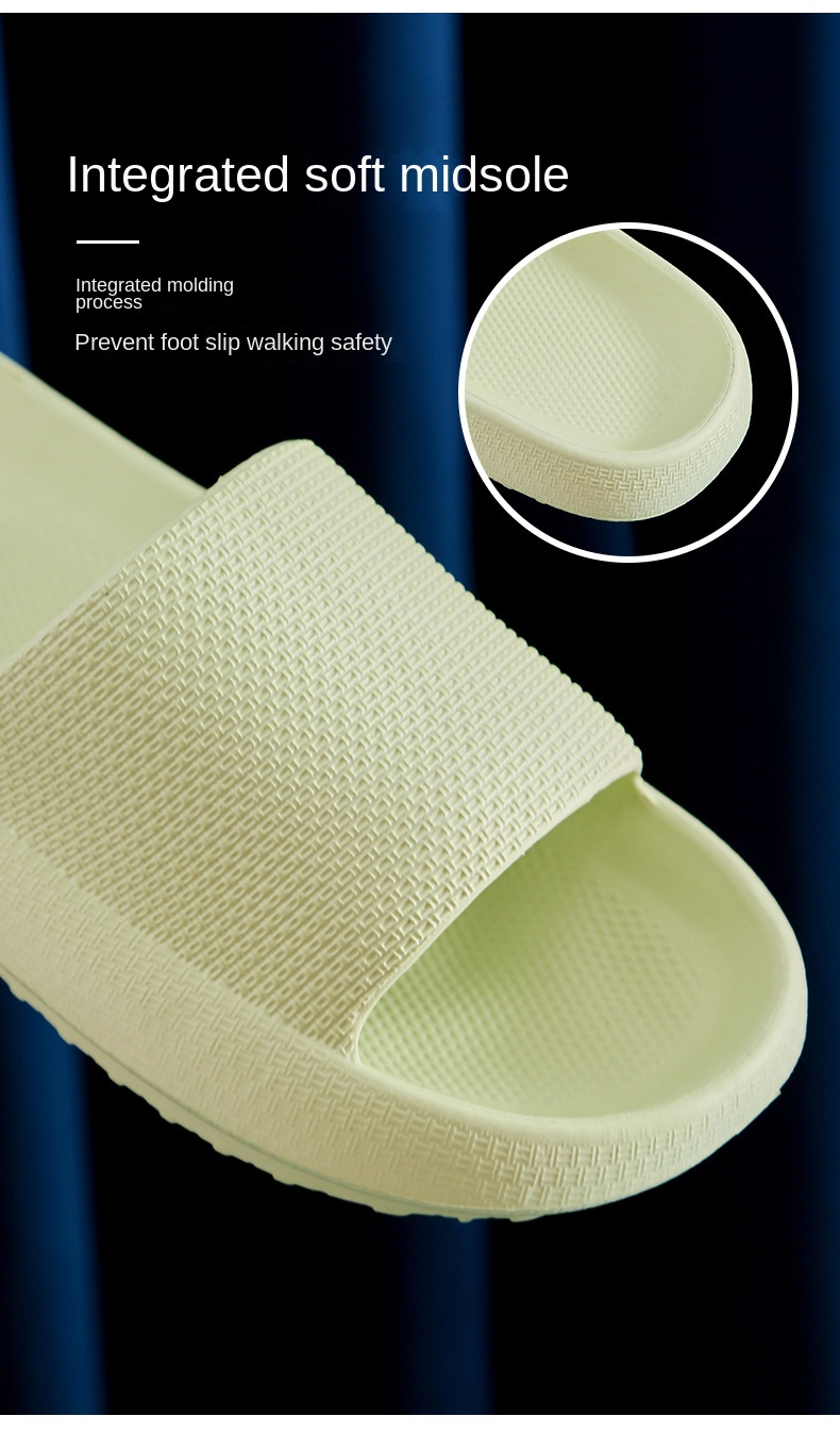 Dual-purpose couple sandals Non-slip soft-bottom beach flip-flops