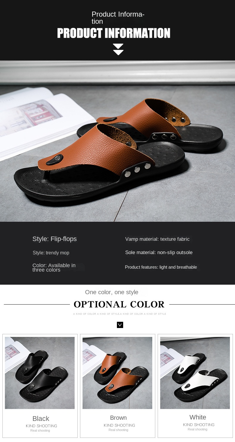 EVA flip-flops for men