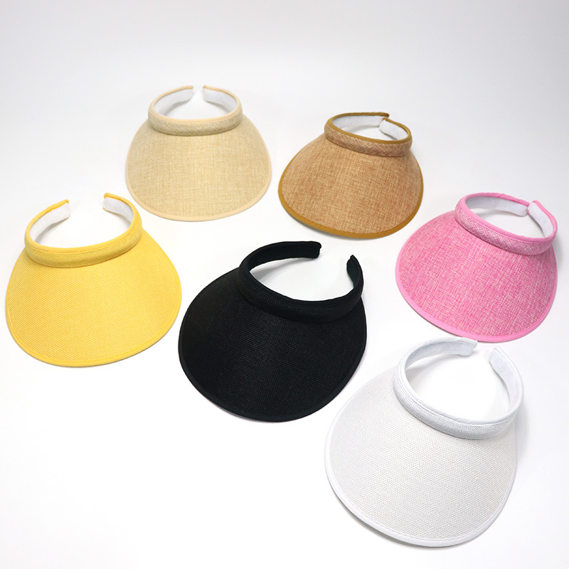 Empty top hat for kids Summer sun protection hats for boys and girls