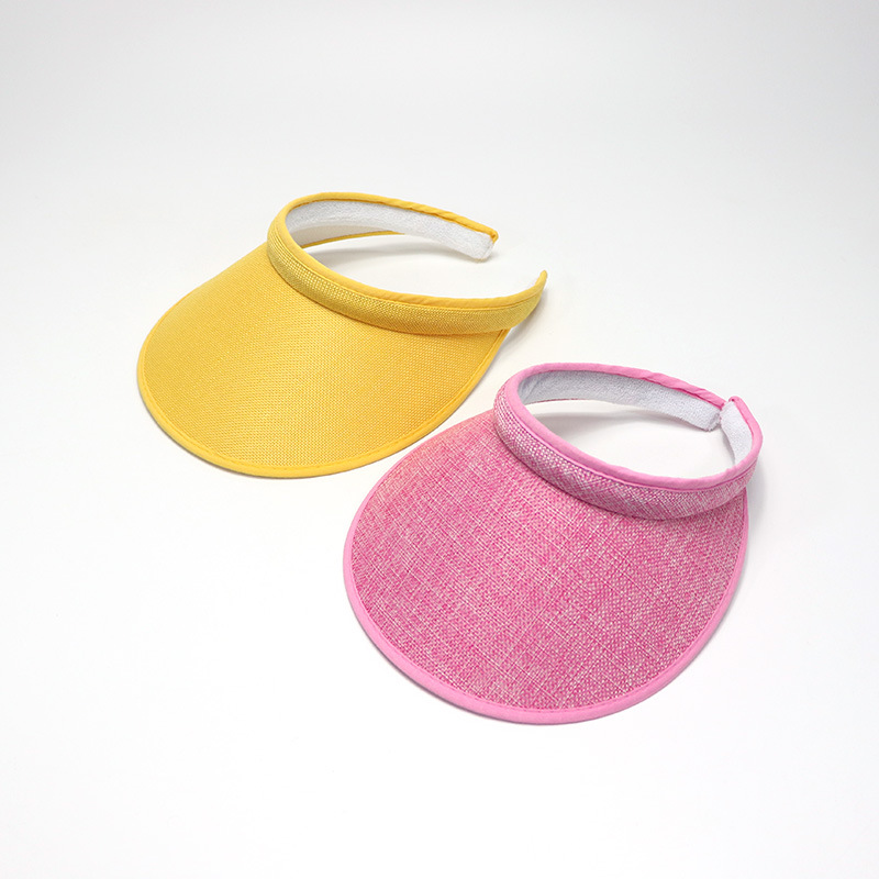 Empty top hat for kids Summer sun protection hats for boys and girls