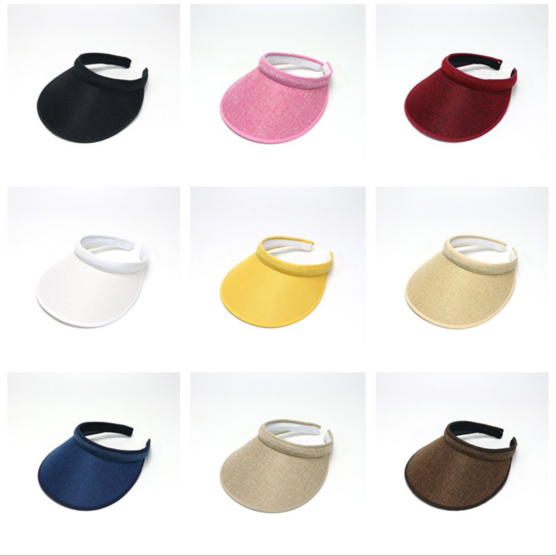 Empty top hat for kids Summer sun protection hats for boys and girls