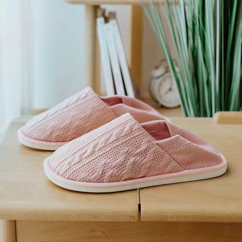 Extra large home warm cotton slippers