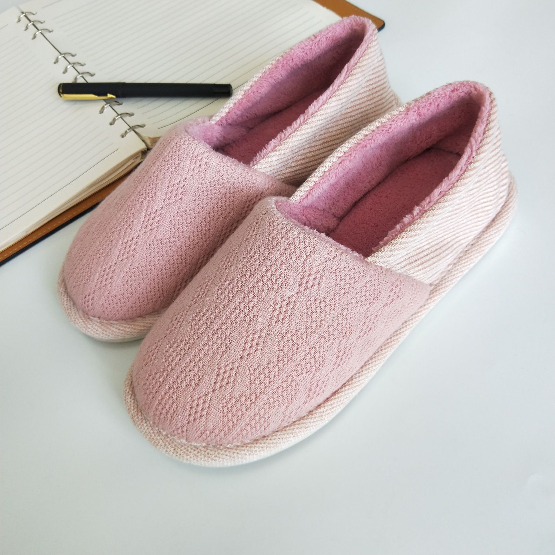 Extra large home warm cotton slippers