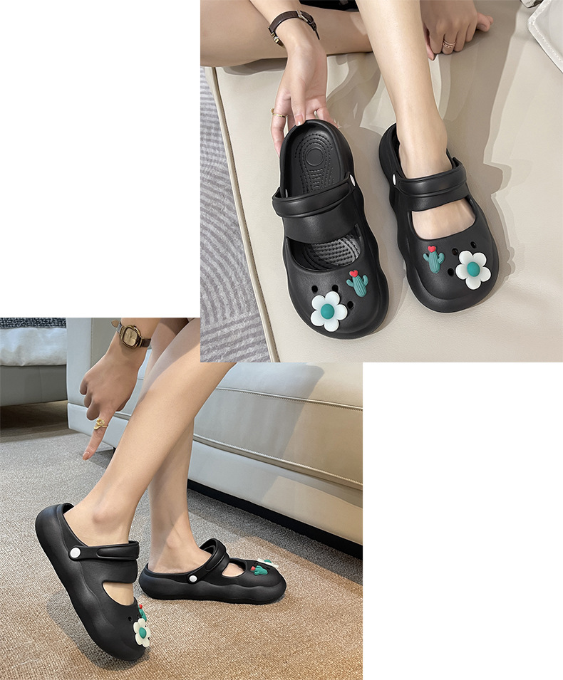 Fashion garden everything with the trend of baotou slippers