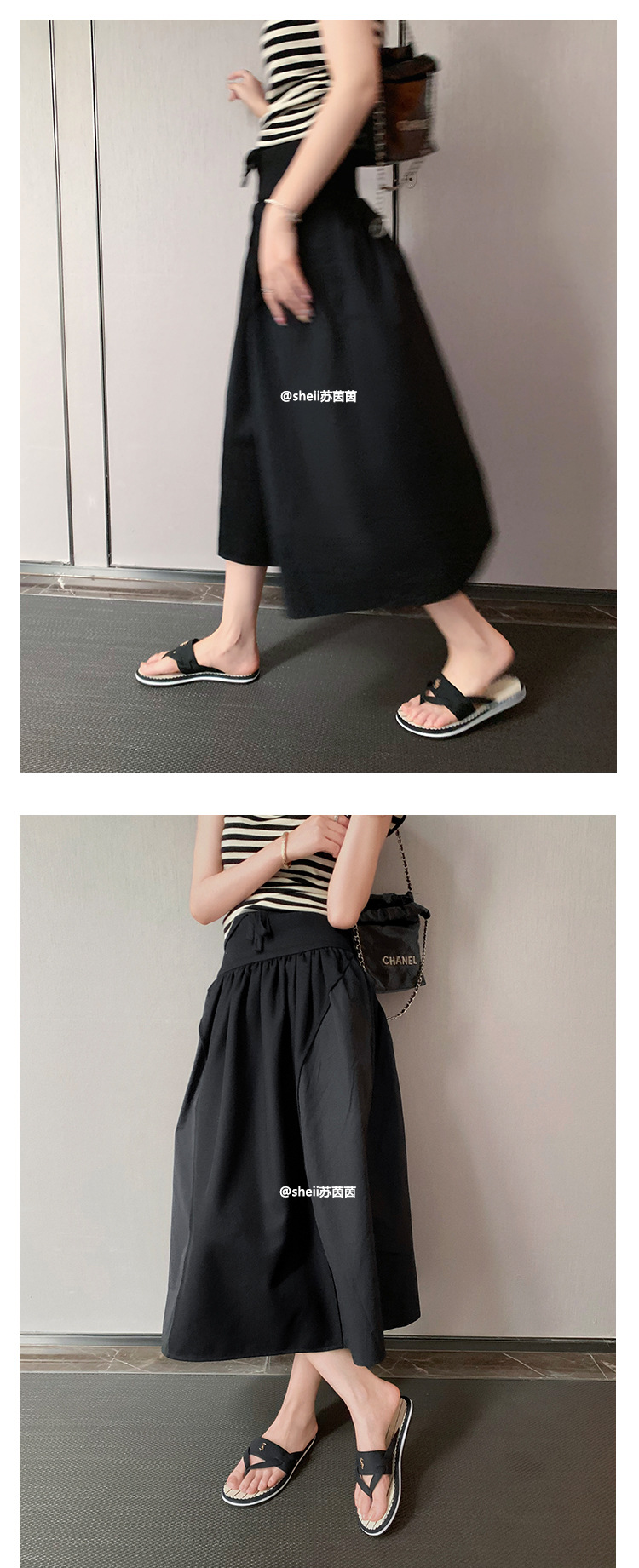 Flip-flops on beach flats