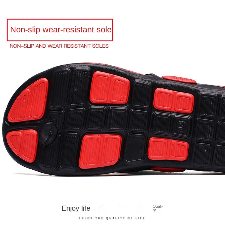 Flip-flops with breathable massage bottoms