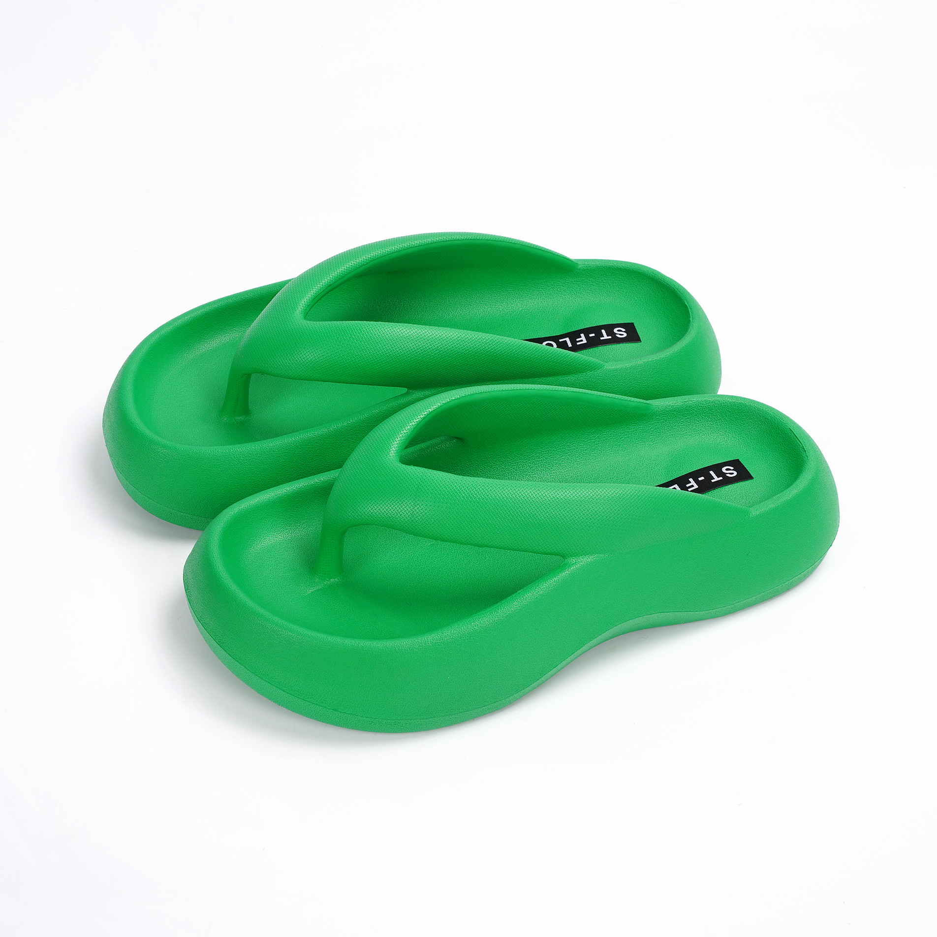 Flip-flops with thick soles
