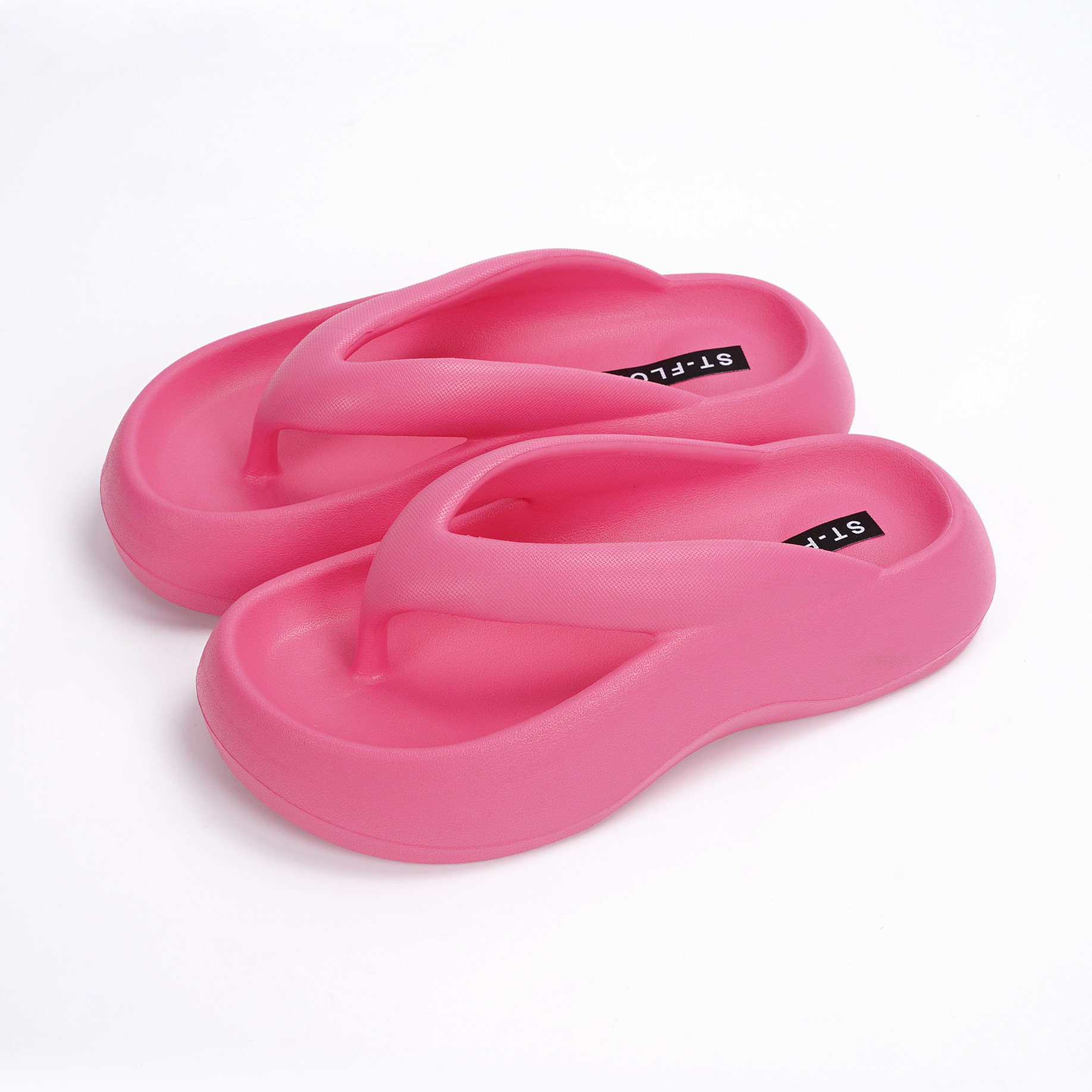 Flip-flops with thick soles