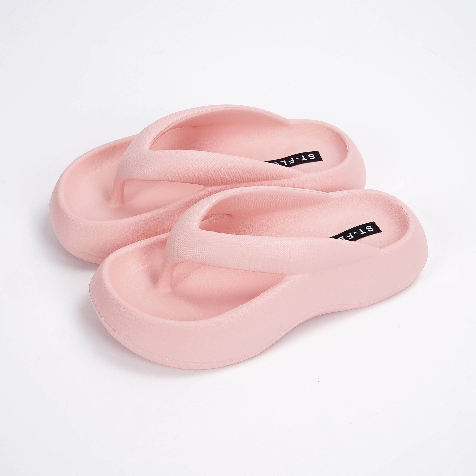 Flip-flops with thick soles
