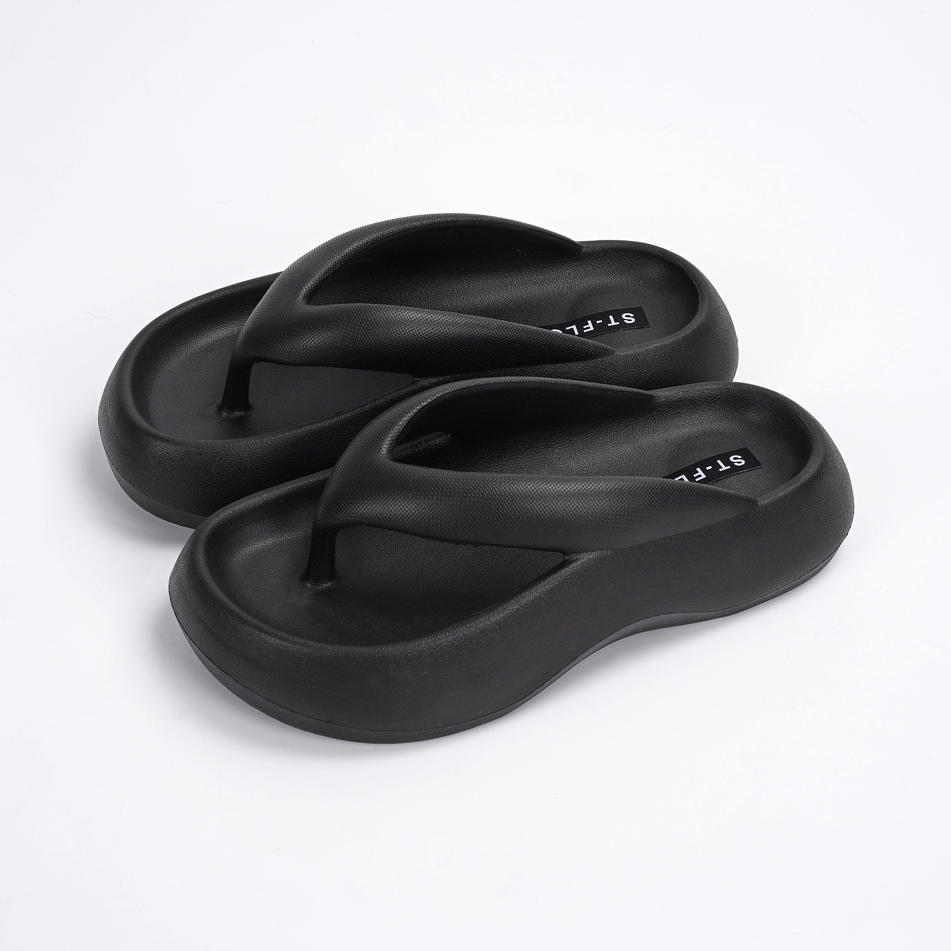 Flip-flops with thick soles