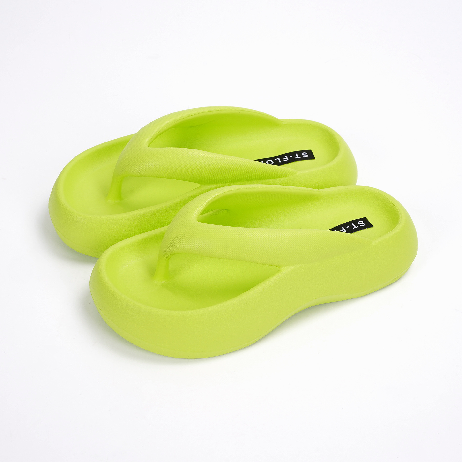 Flip-flops with thick soles