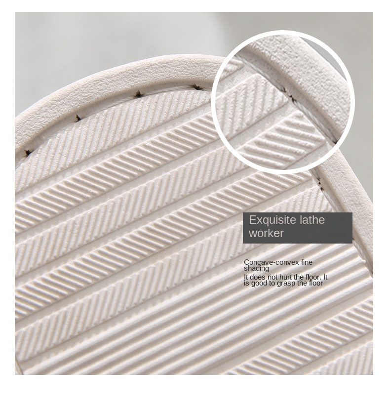 Fluffy slippers with soft soles