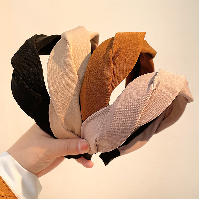 French elegant twist headband