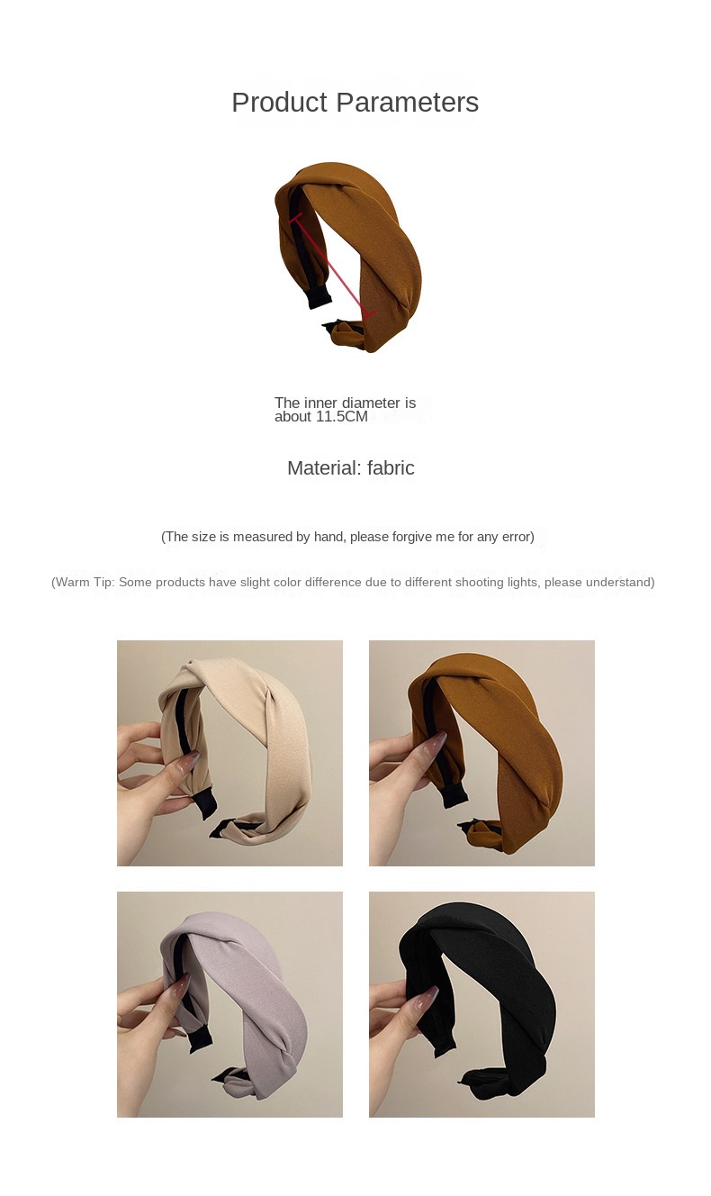 French elegant twist headband