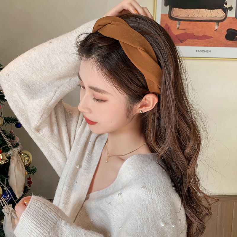 French elegant twist headband