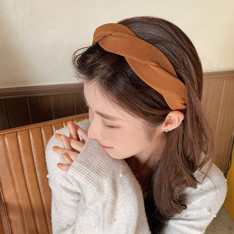 French elegant twist headband