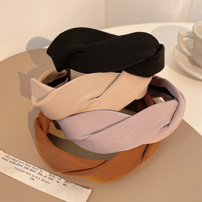 French elegant twist headband
