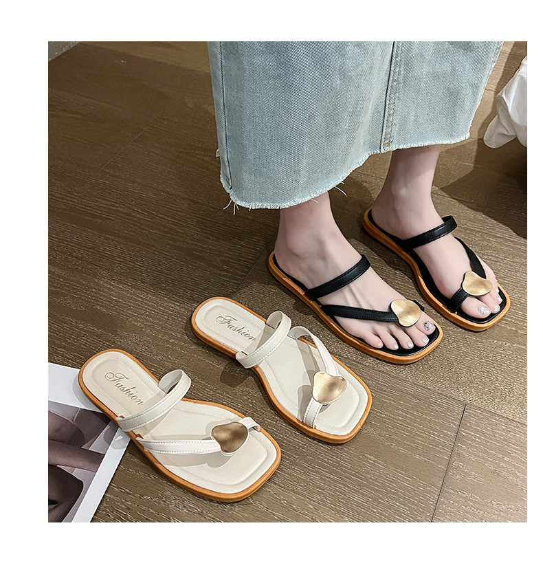 French style flat slippers