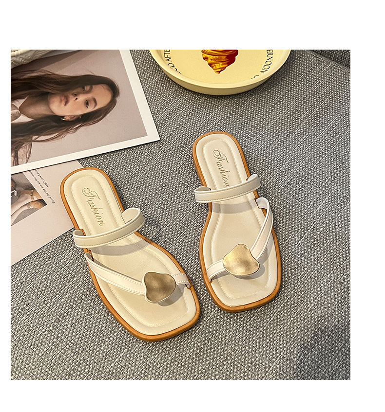 French style flat slippers