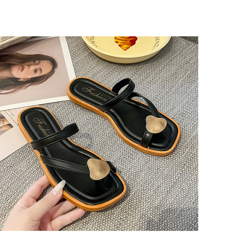 French style flat slippers