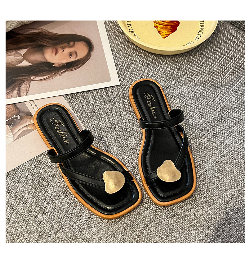 French style flat slippers