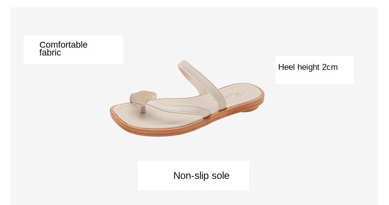 French style flat slippers