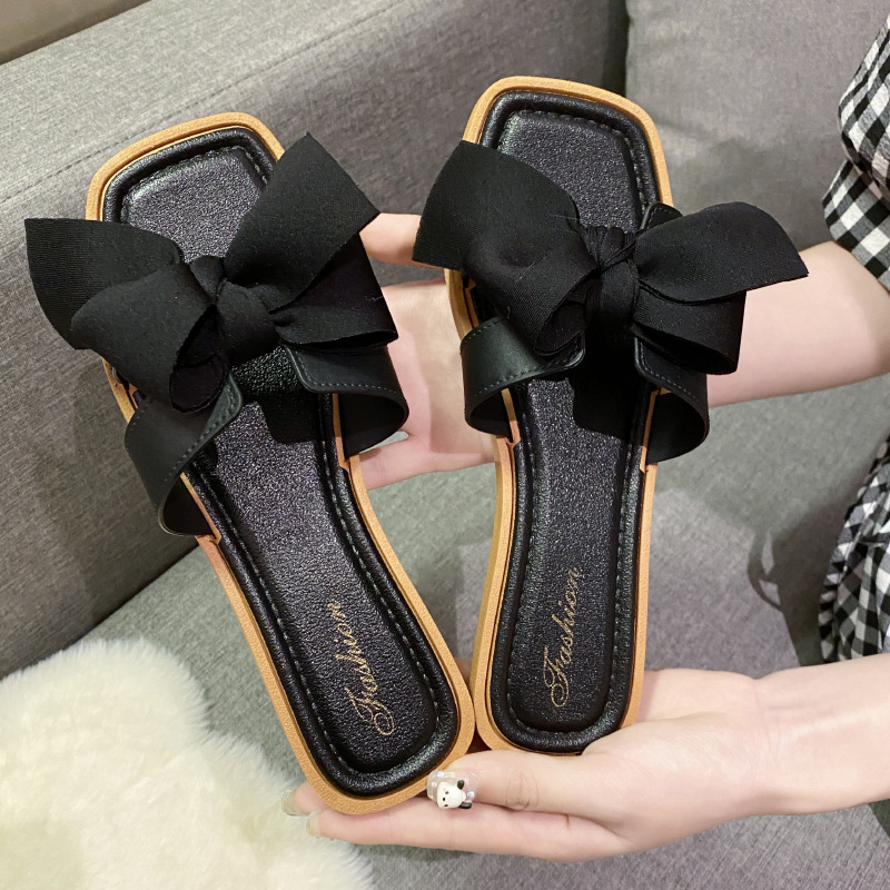 French style flat slippers