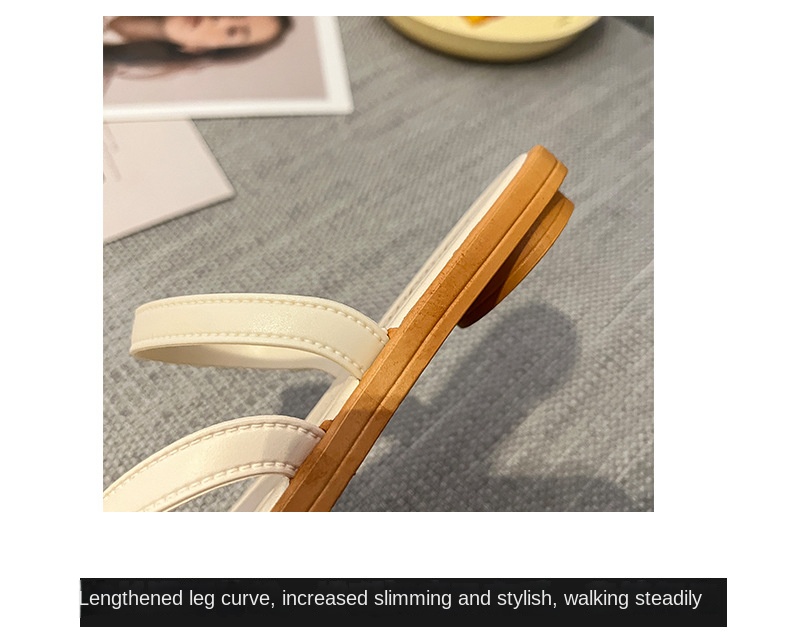 French style flat slippers