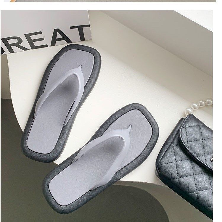 French style flat slippers