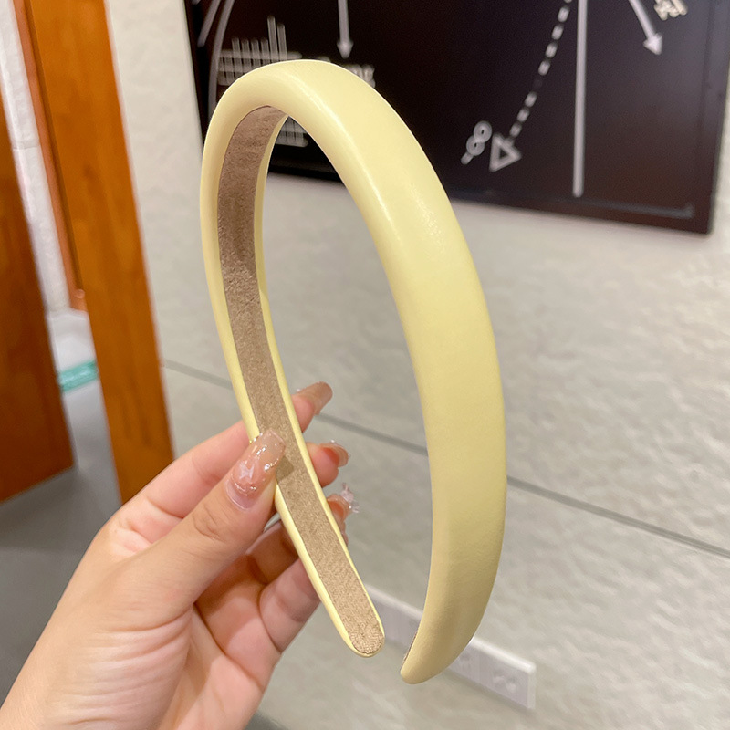 Girls advanced sense summer high cranium at most dopamine headband Sponge candy color wide edge headband