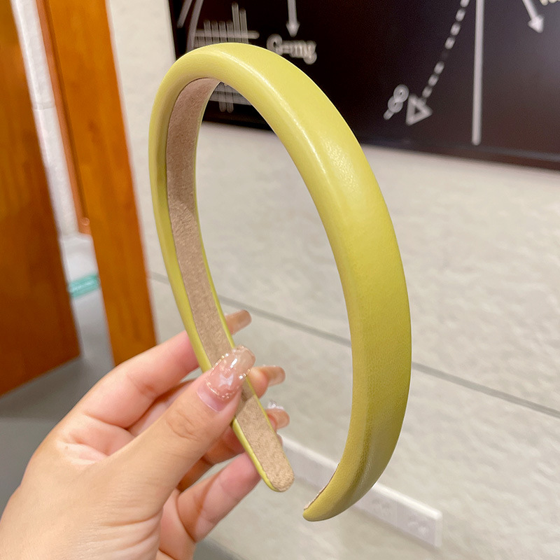 Girls advanced sense summer high cranium at most dopamine headband Sponge candy color wide edge headband