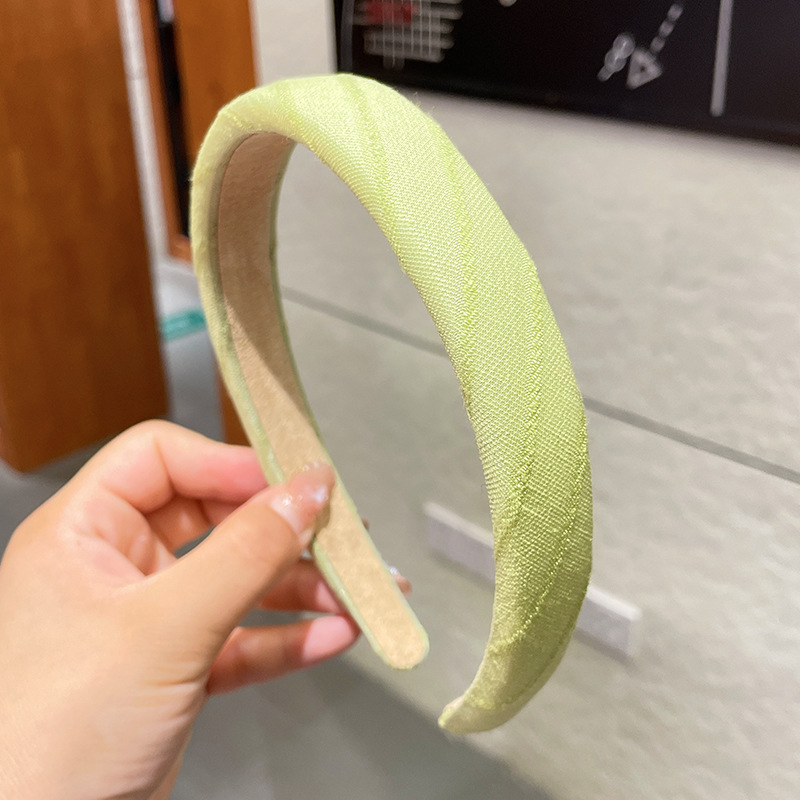 Girls advanced sense summer high cranium at most dopamine headband Sponge candy color wide edge headband