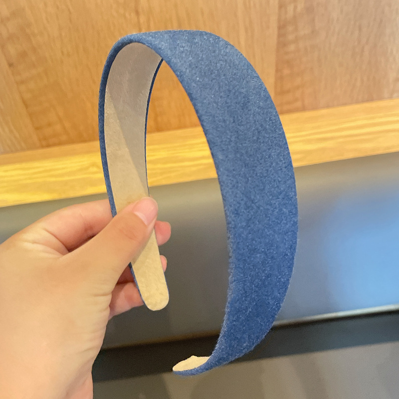 Girls advanced sense summer high cranium at most dopamine headband Sponge candy color wide edge headband