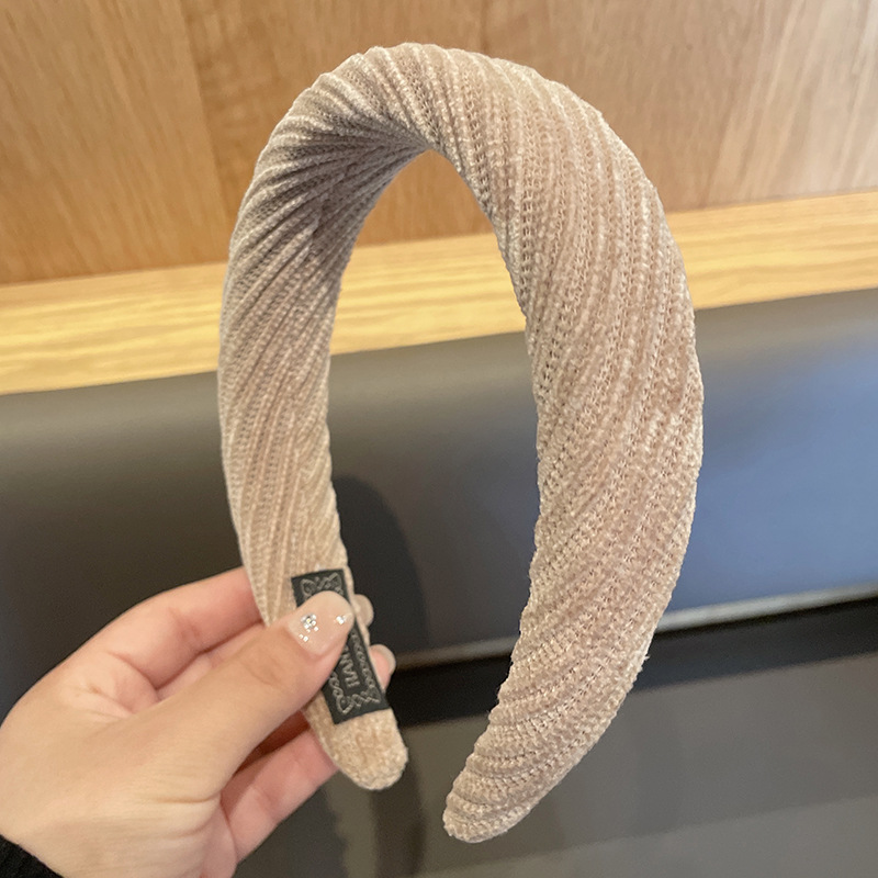 Girls advanced sense summer high cranium at most dopamine headband Sponge candy color wide edge headband