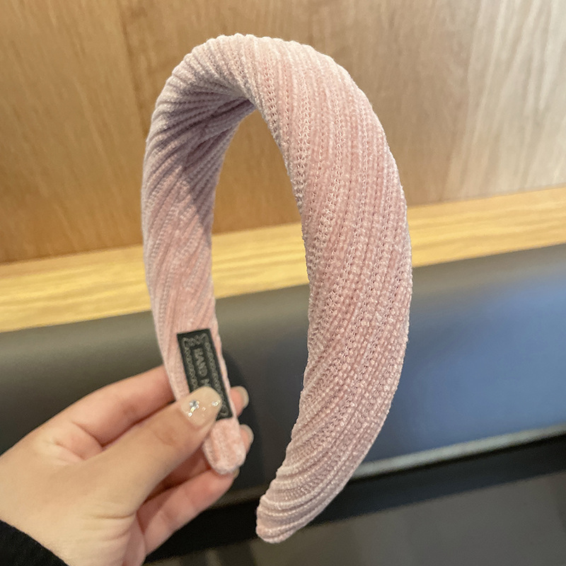 Girls advanced sense summer high cranium at most dopamine headband Sponge candy color wide edge headband