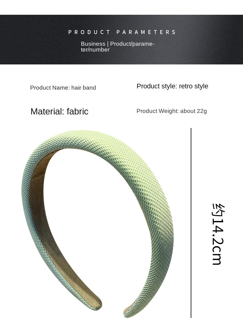 Girls advanced sense summer high cranium at most dopamine headband Sponge candy color wide edge headband