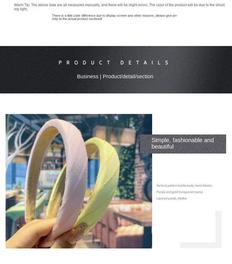 Girls advanced sense summer high cranium at most dopamine headband Sponge candy color wide edge headband