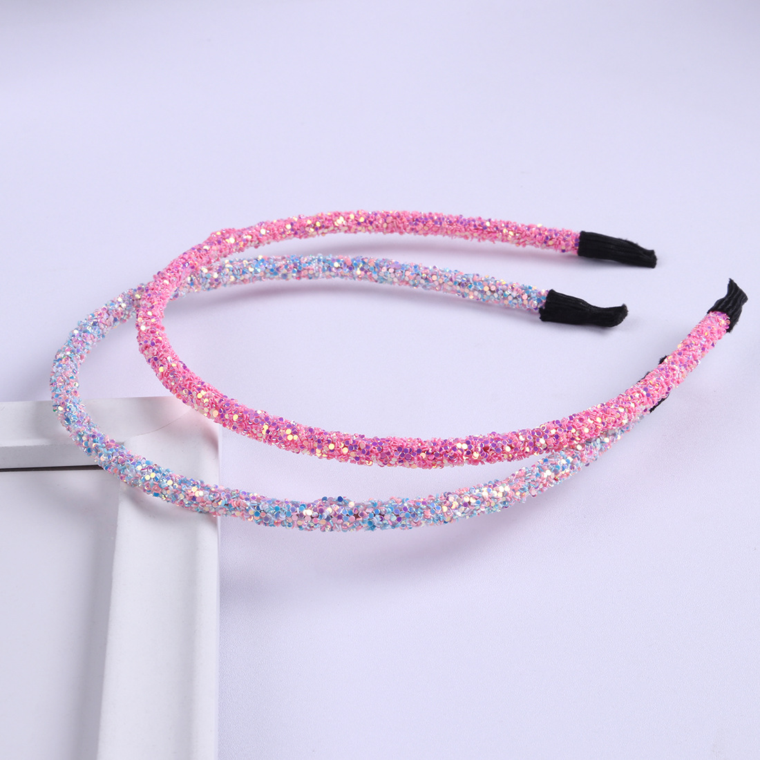 Handmade DIY green onion powder bright head band