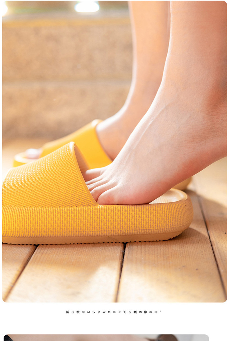 Home thick bottom couple flip flops