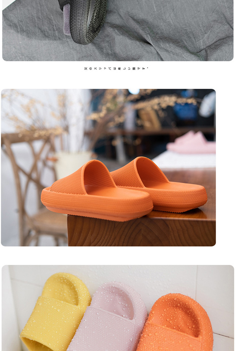 Home thick bottom couple flip flops
