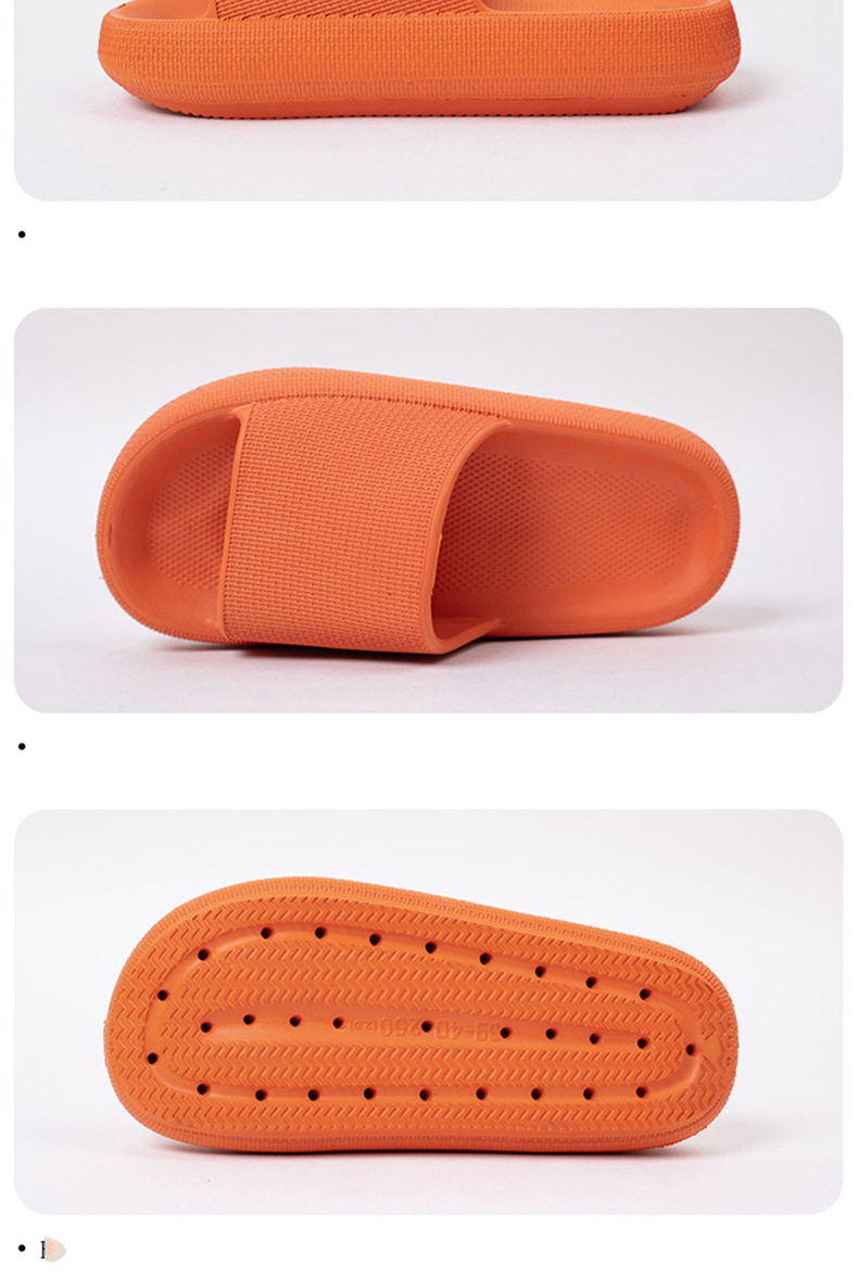 Home thick bottom couple flip flops