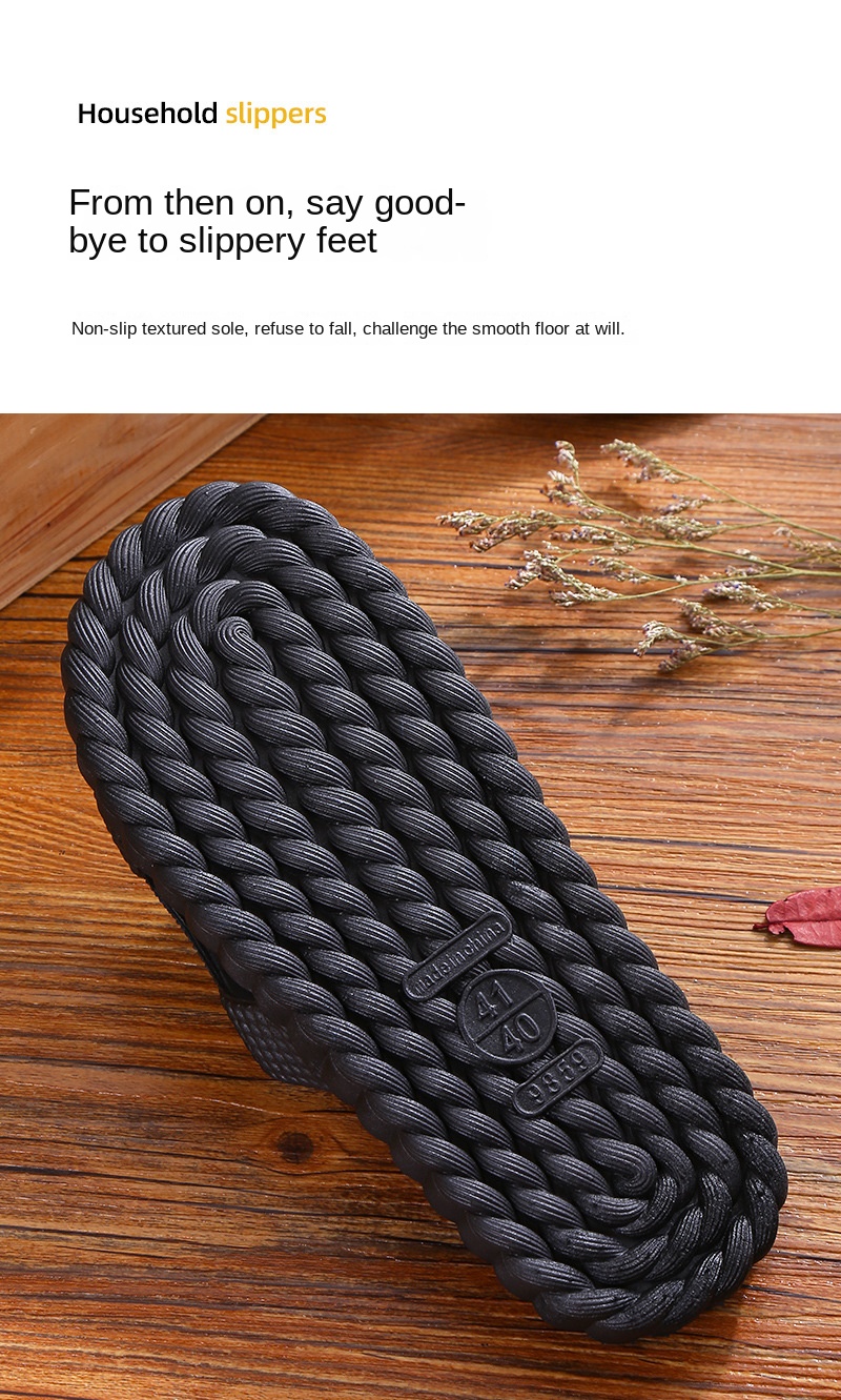 Hotel bathroom non-slip and deodorant flip-flops