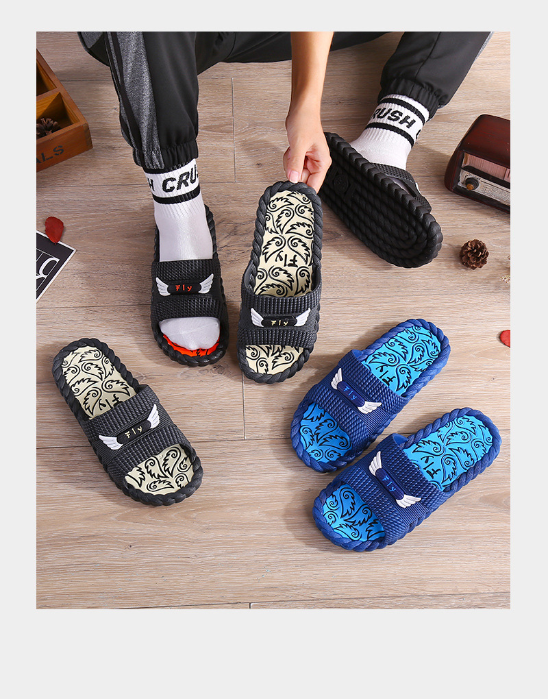 Hotel bathroom non-slip and deodorant flip-flops