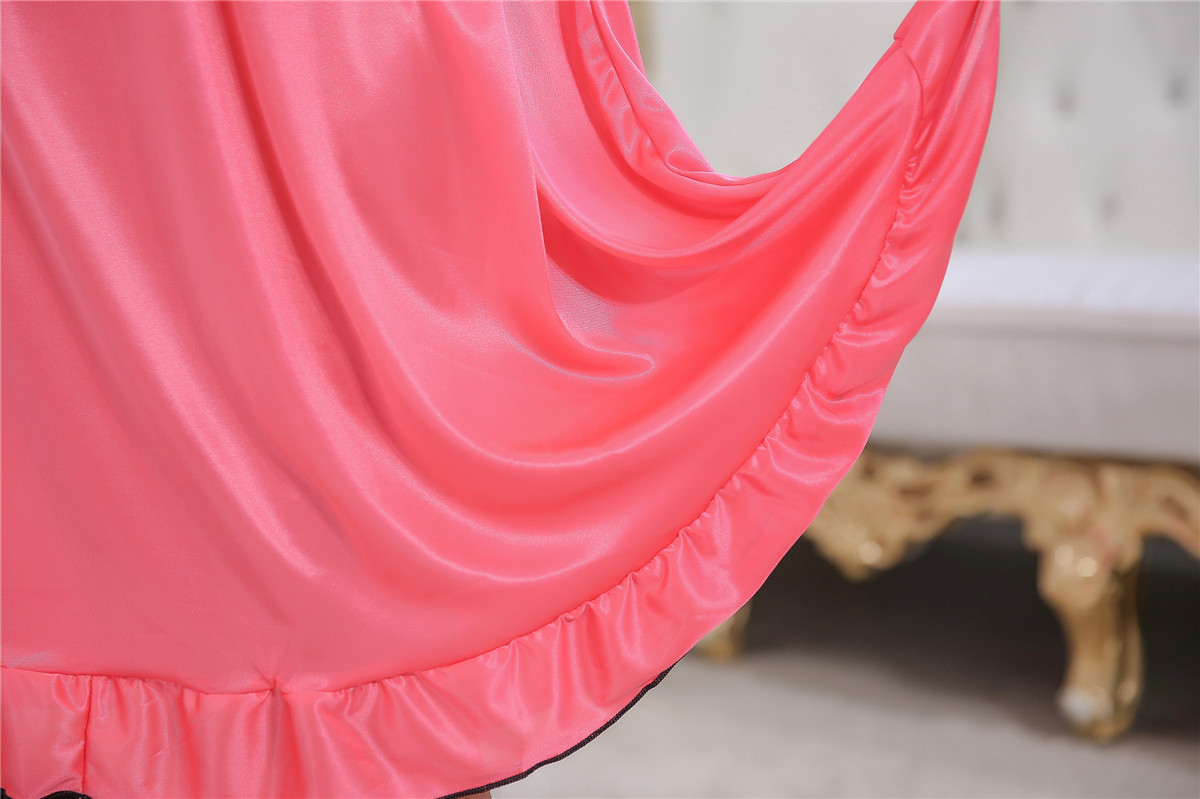 Ice silk sexy dress pajamas with halter