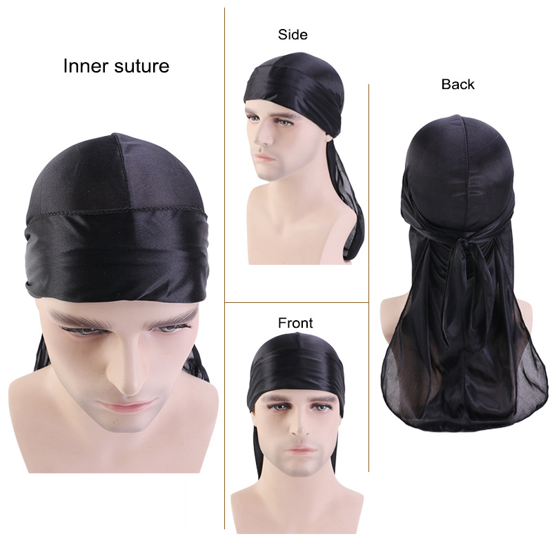 Imitation silk long tail pirate hat