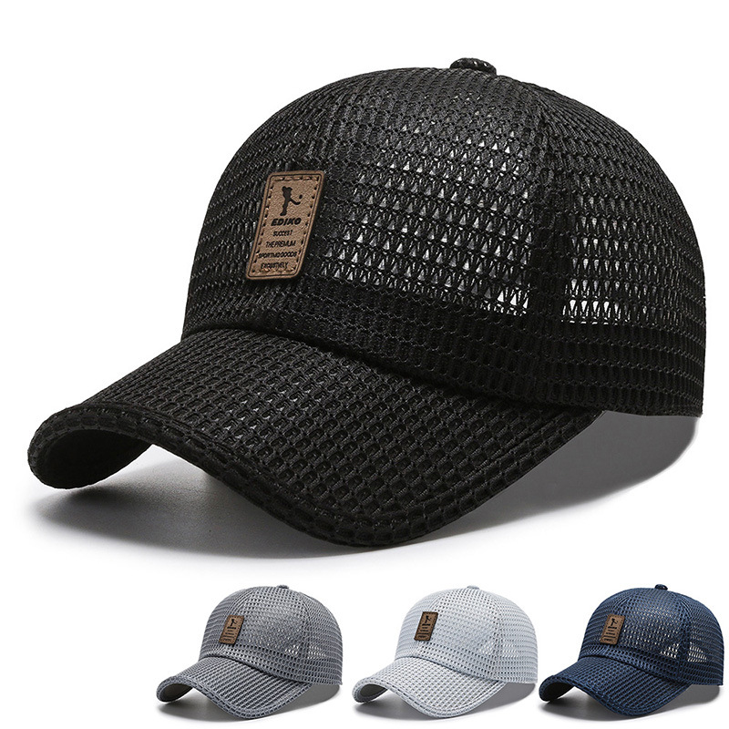 Large mesh summer sun hat