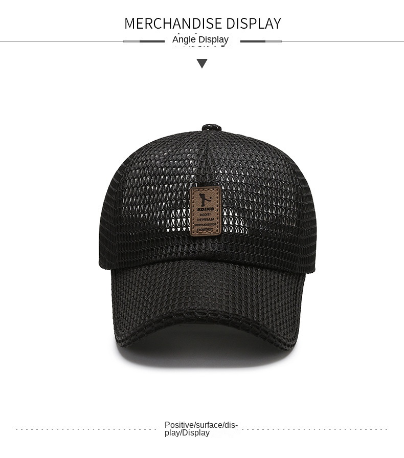Large mesh summer sun hat