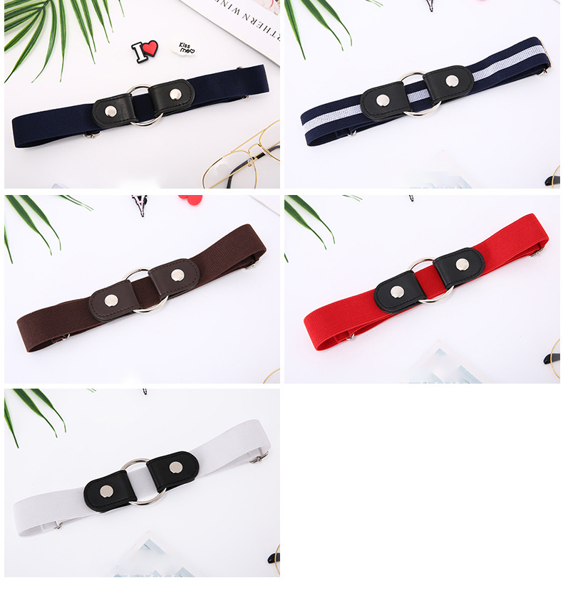 Lazy belt invisible seamless all-in-one perforation-free belt